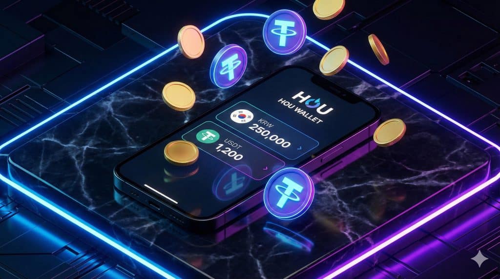 호우 월렛 KRW USDT 입출금